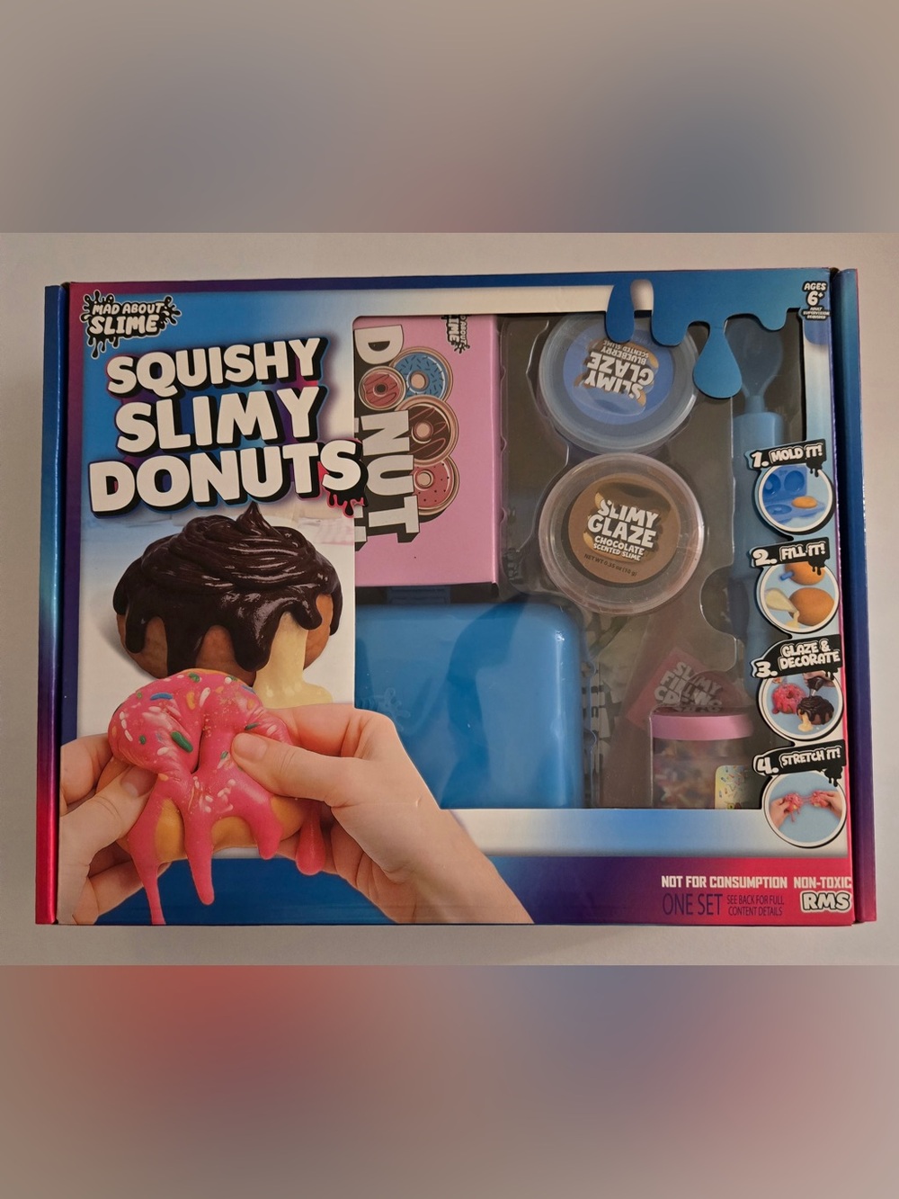 VIRAL RMS Mad About Slime Squishy Slimy Donuts DIY Kit – NEW